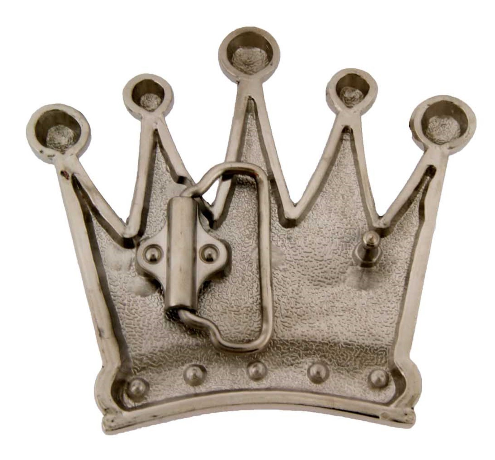 Royal Crown Belt Buckle New Men Women Silver Metal Western choppers Rhinestones