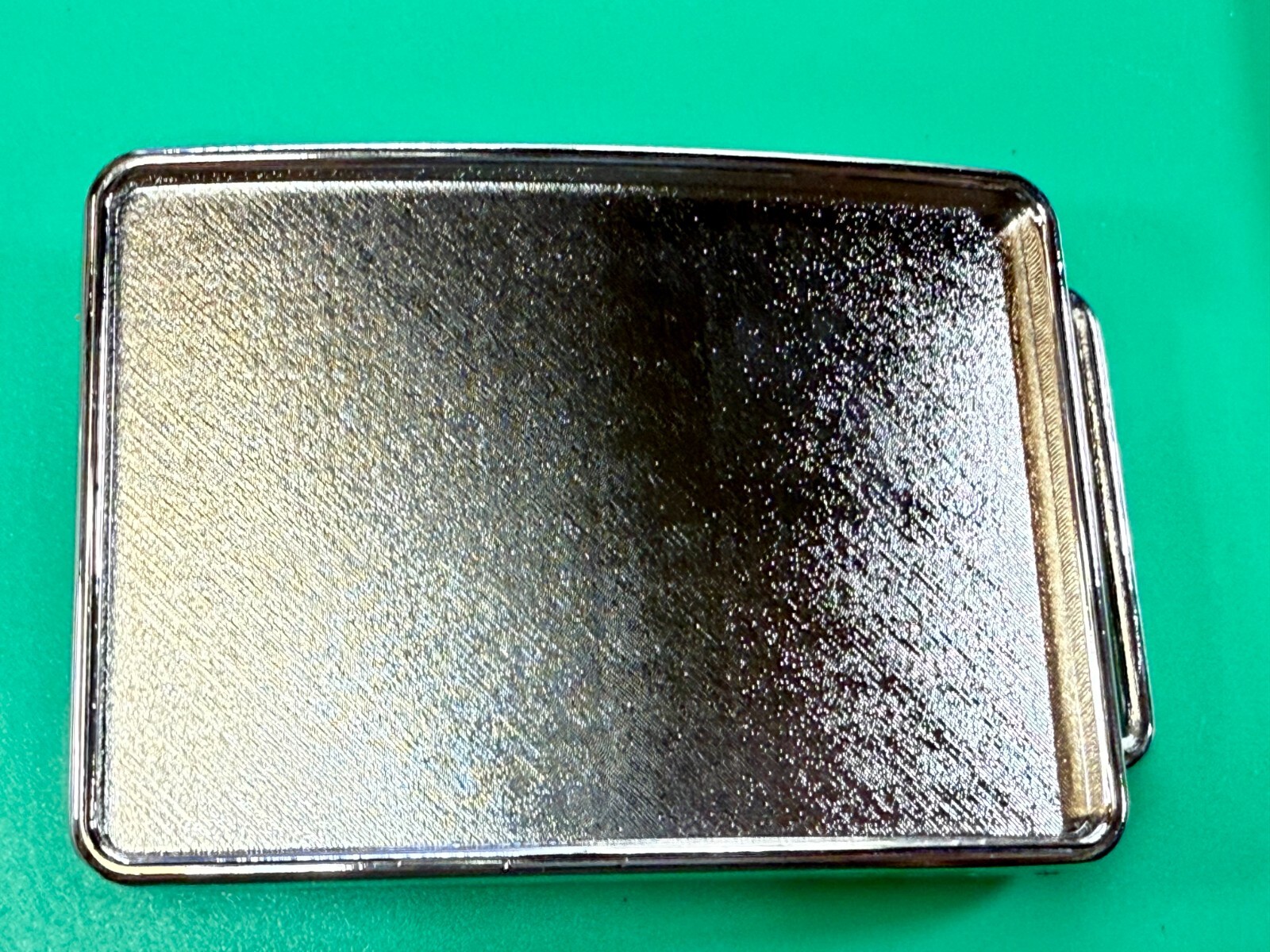 Rectangular Silver Color Craft Project Belt Buckle Make your own DIY Design!