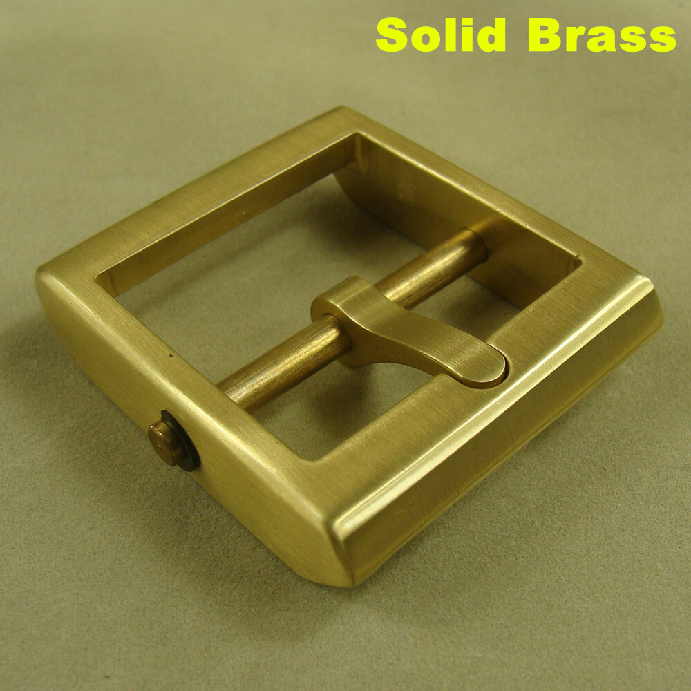 1.5&Prime; (38mm) Solid Brass Belt Buckle suit for Belt / Belt Pin Buckles