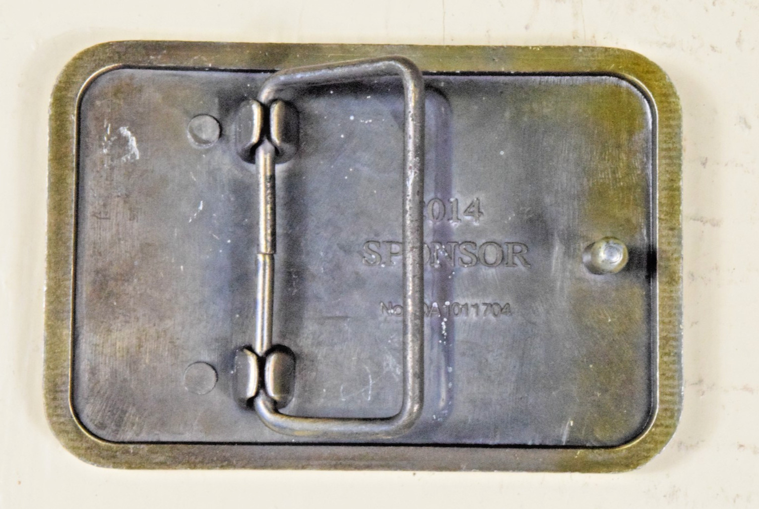Brass Freedom Is Not Free Commemorative Patriotic Belt Buckle by Sponsor 2014