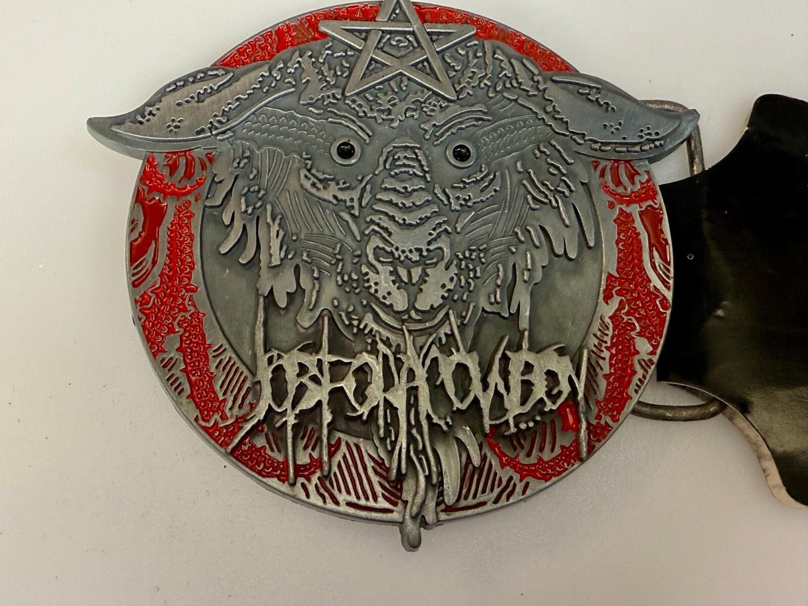 Lamb of God Symbol Logo Job for Cowboy American Heavy Metal Band Belt Buckle