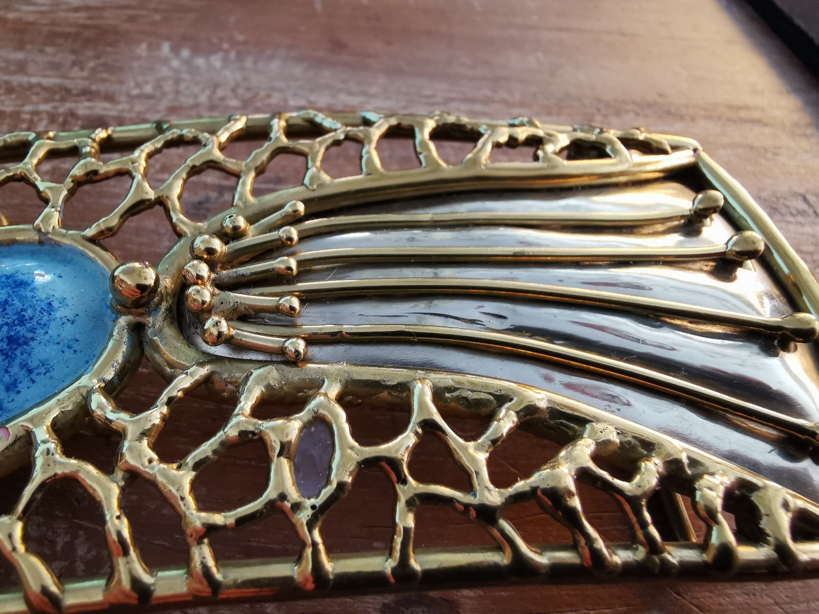 Belt buckle brass handmade Mexican exclusive, handmade