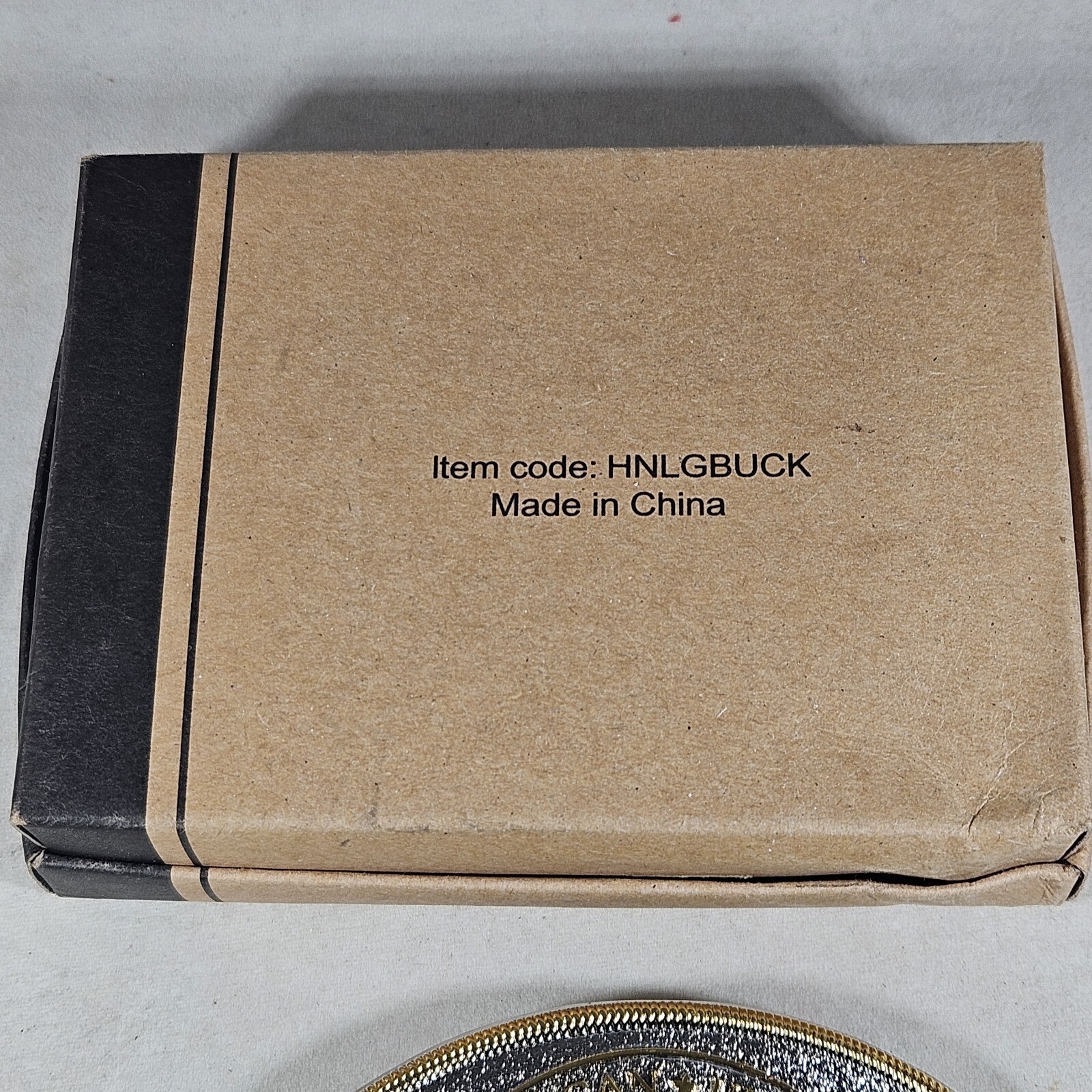 North American Hunting Club Life Member Belt Buckle with Box