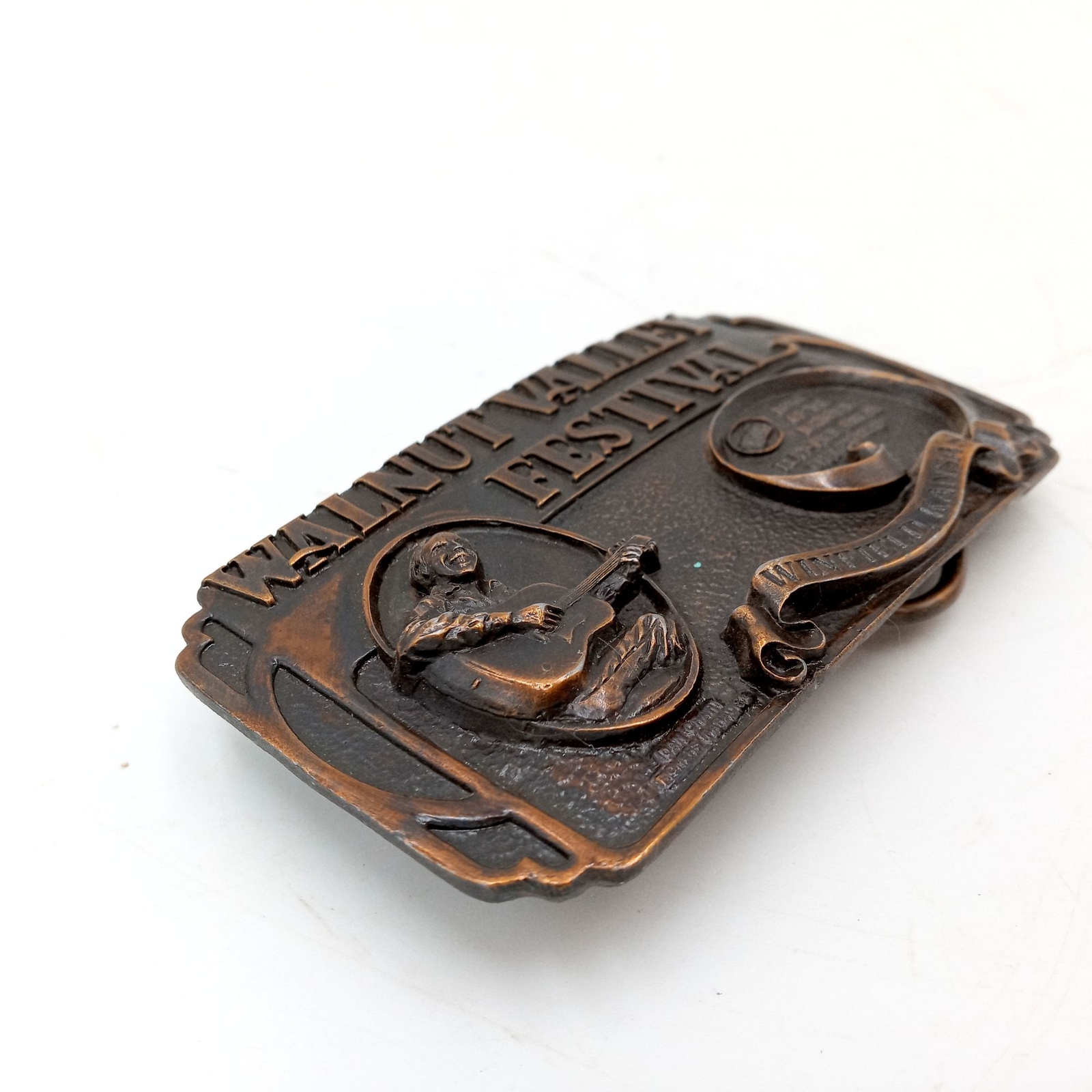 Dan Crary Belt Buckle Guitar Walnut Valley Bluegrass Music Festival Winfield KS