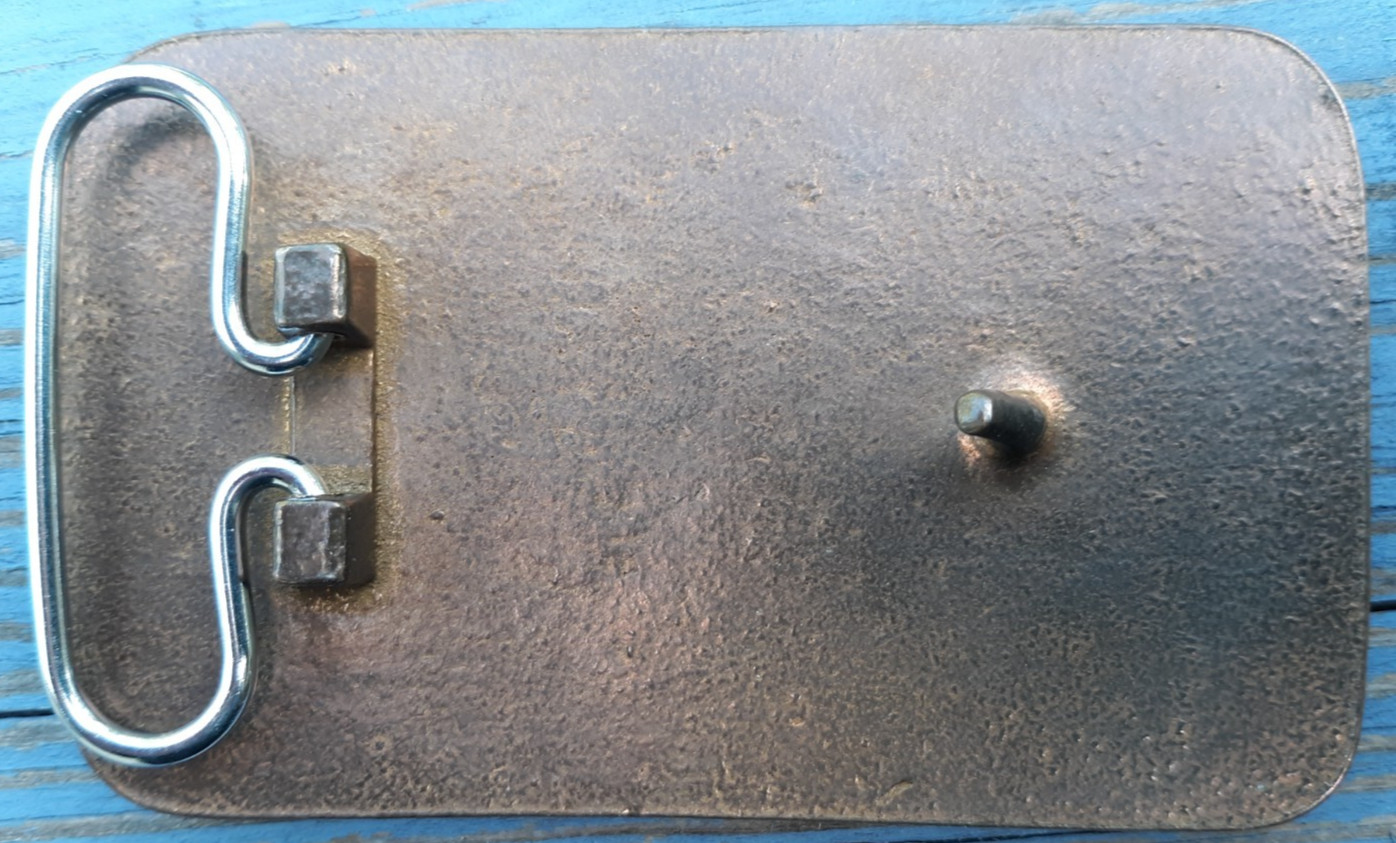 vintage belt Engineer B & O Baltimore & Ohio Railroad 4&Prime; long brass
