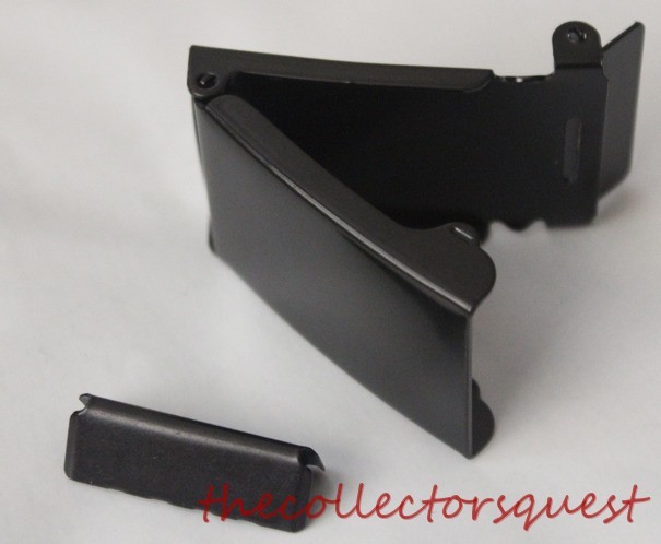 NEW FLIP TOP BLACK BELT BUCKLE with TIP ONLY for 1.25&Prime; Canvas Belts Replacement