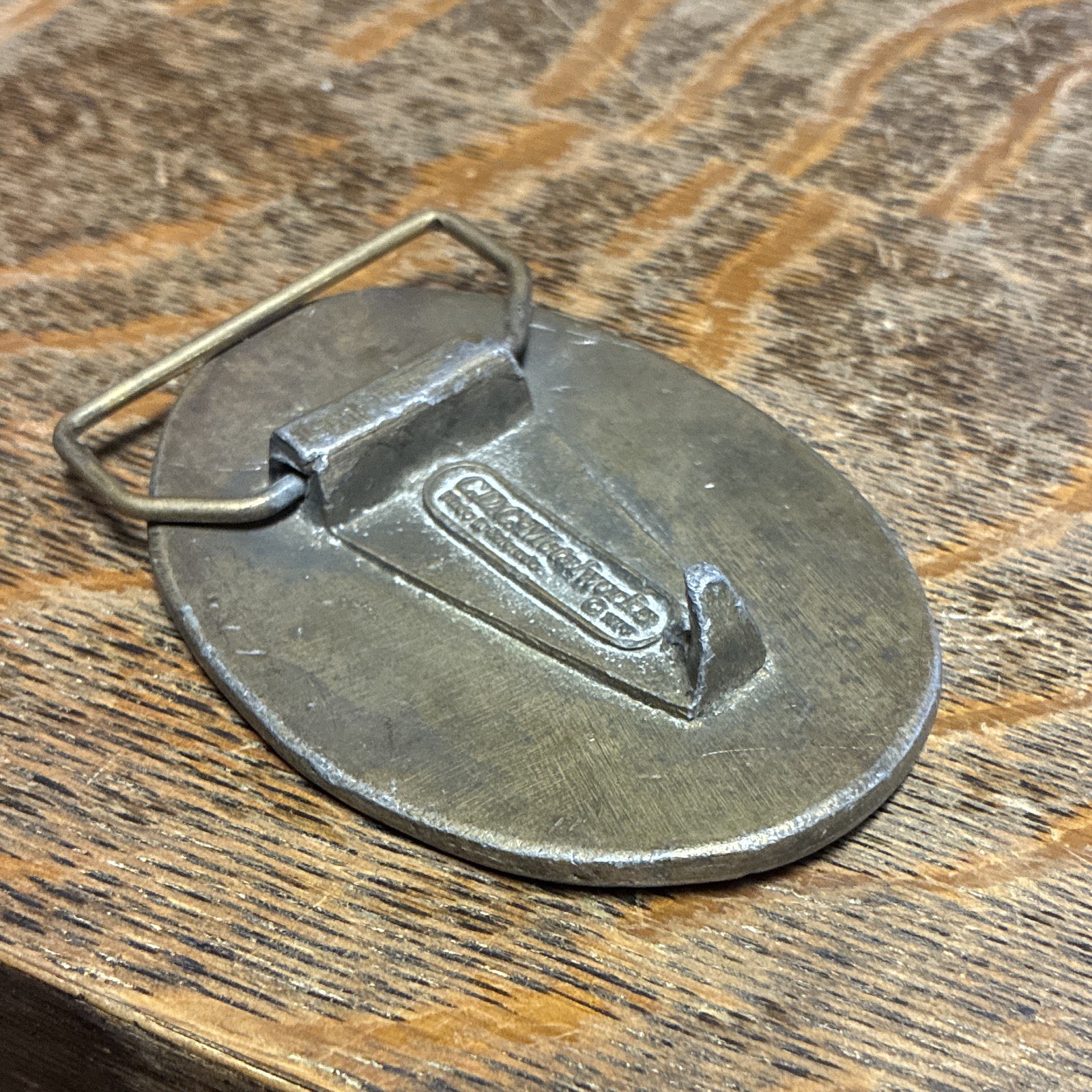 CDC Metalworks Nebraska 1867 State Oval Western Belt Buckle
