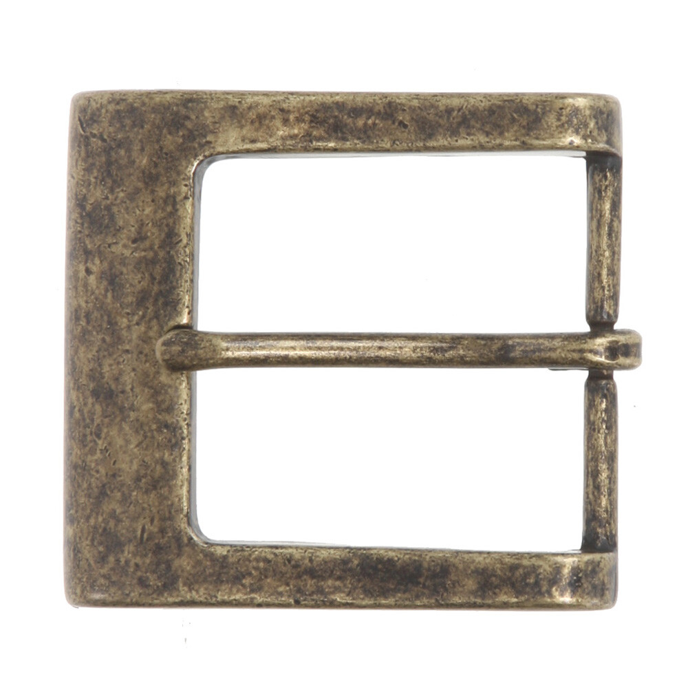 1 1/2&Prime; (38 mm) Nickel Free Single Prong Square Belt Buckle