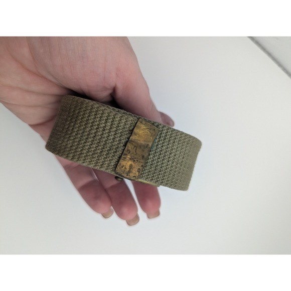 3 Vintage 1950s Air Force USAF Military Belts Solid Brass Buckle B1667