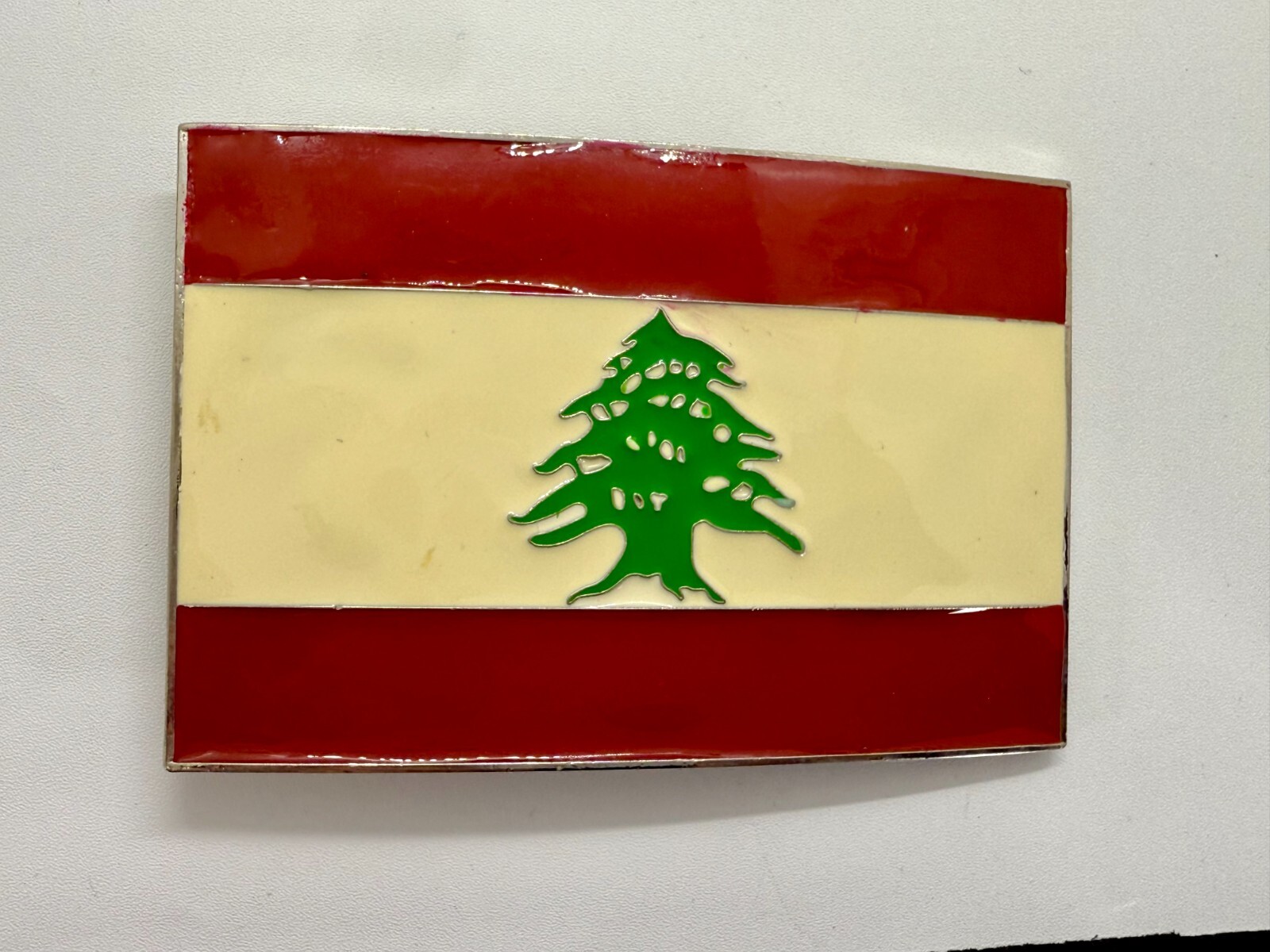 Lebanon Lebanese Liban National Flags Middle East Flag Belt Buckle