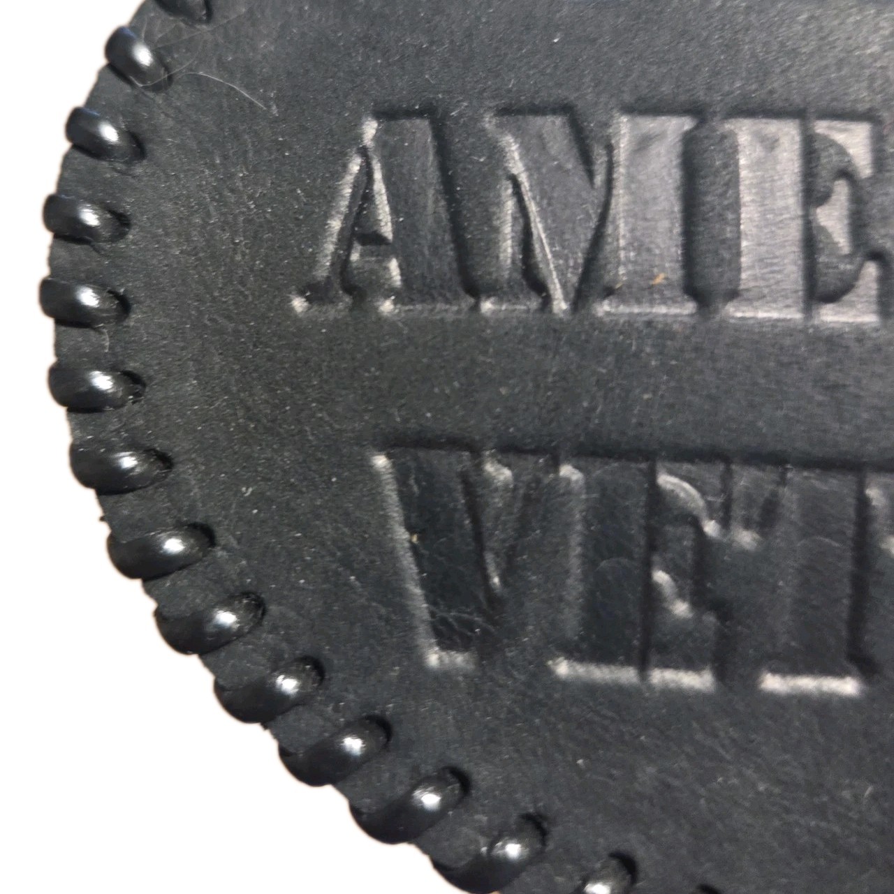 Proud American Veteran Belt Buckle Black Leather Patriotic USA Eagle Mens
