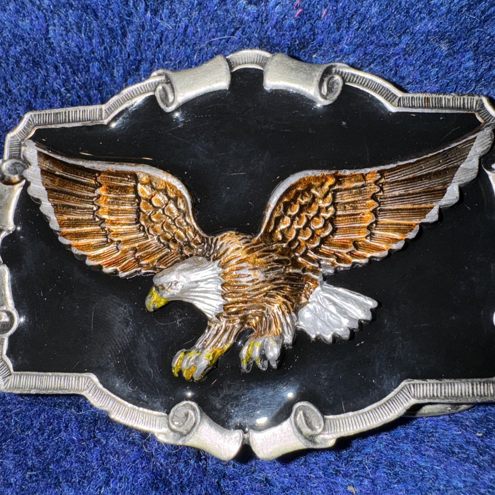 Open Wing Flying Eagle Belt Buckle – 1983 Great American Buckle Company