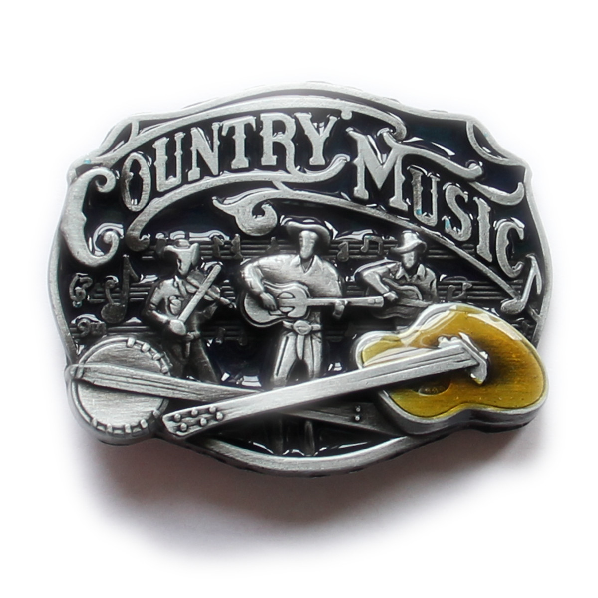 Country Music Belt Buckle Western Cowboy Native American (CMC-02)