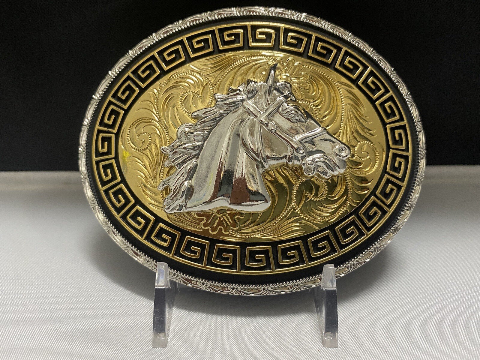 Horse Cowboy Western Style Belt Buckle hebilla Vaquera Con caballo