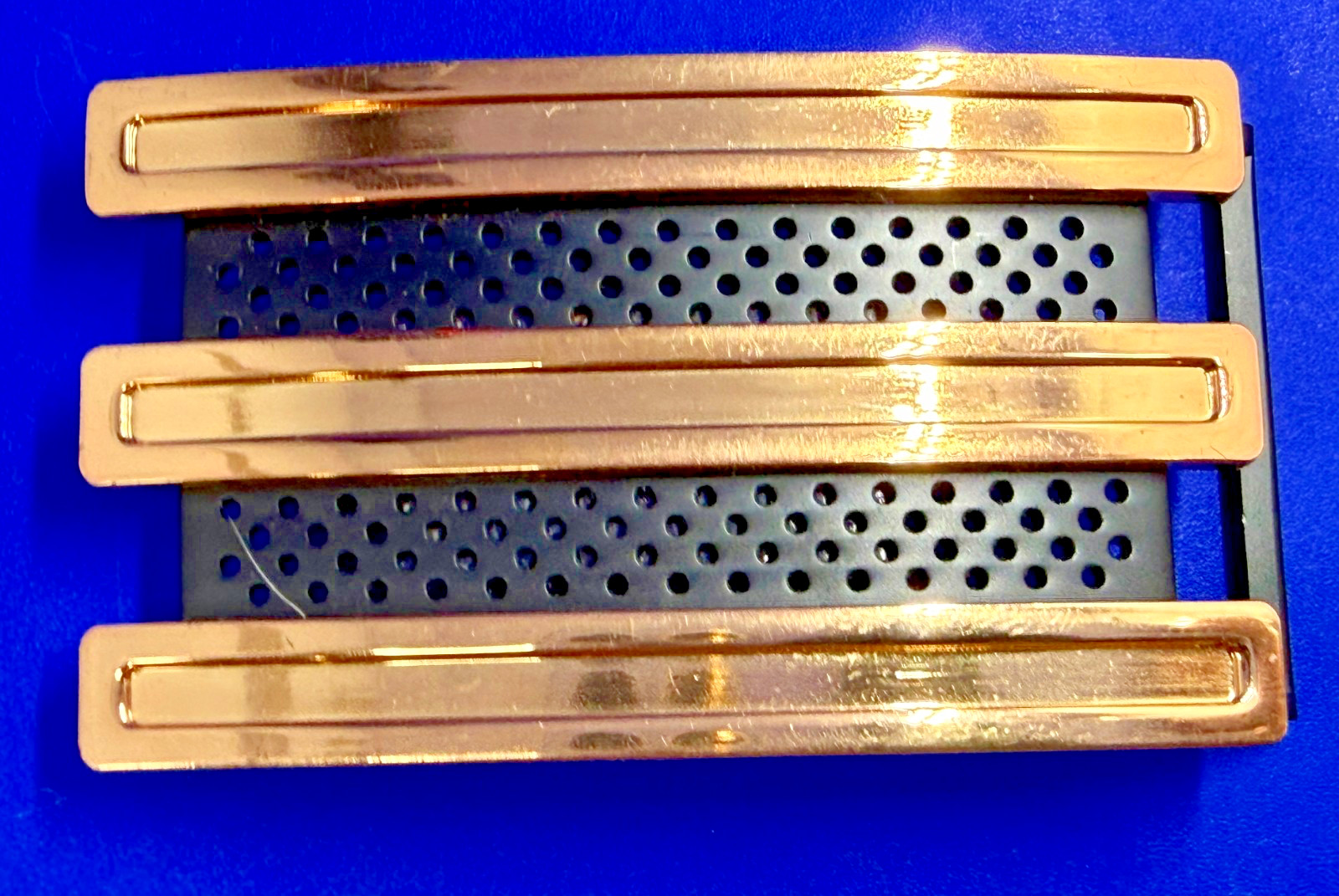Adidas Golf 3 Stripe Gold & Black Color – Trophy Award Style Belt Buckle
