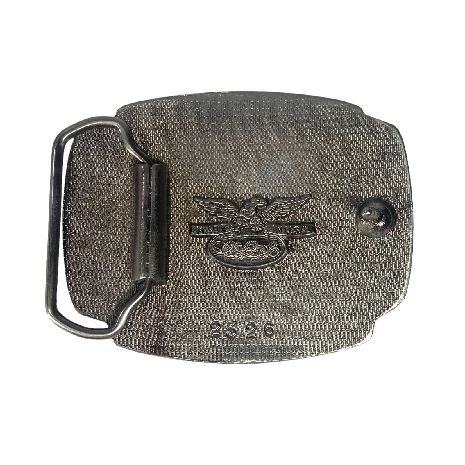 US Army Vietnam Veteran Enamel Belt Buckle « WE SERVED OUR TIME IN HELL » USA 2326