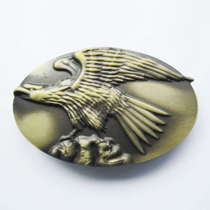 BIRD EAGLE ANIMAL WESTERN COWBOY AMERICA BELT BUCKLE