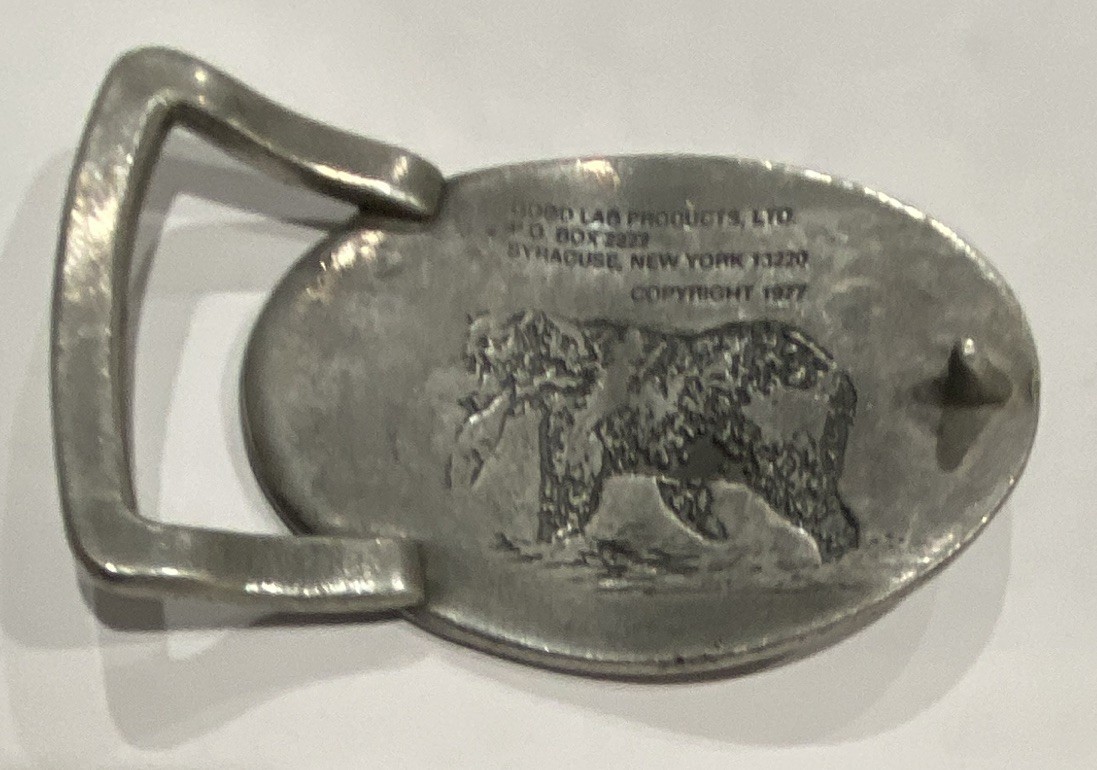 Good Lad Products Ltd Hunting Duck Federal 12ga 1977 Belt Buckle