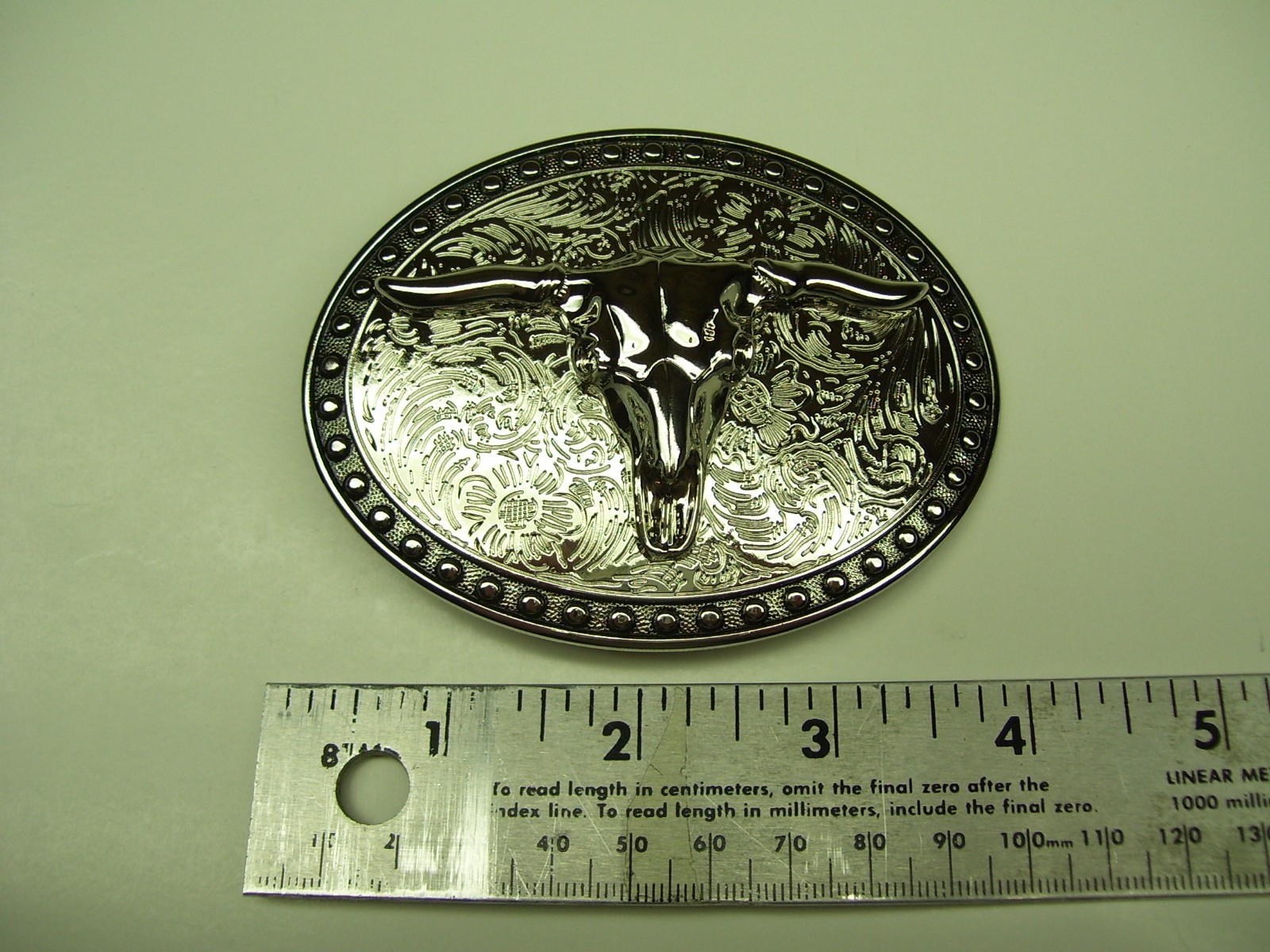 Belt Buckle Bull Cowboy Rodeo Western Steer Fits 1.5&Prime; belt width NEW