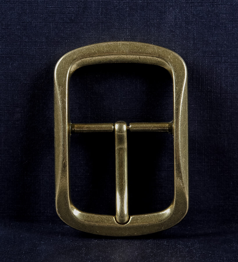 Antique Brass Classic Pin Buckle for Leather Belt Replacement Fit 40mm Strap