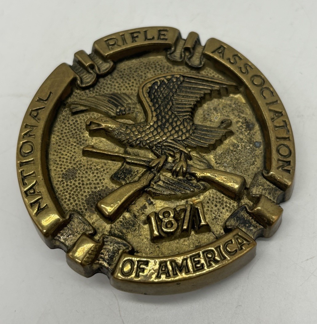 Vintage Brass Belt Buckle 1978 NRA National Rifle Association Of America 1871