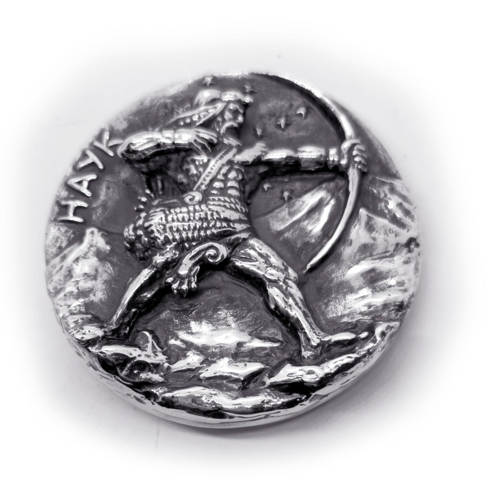 Hayk Nahapet Founder of the Armenian Nation Silver Belt Buckle