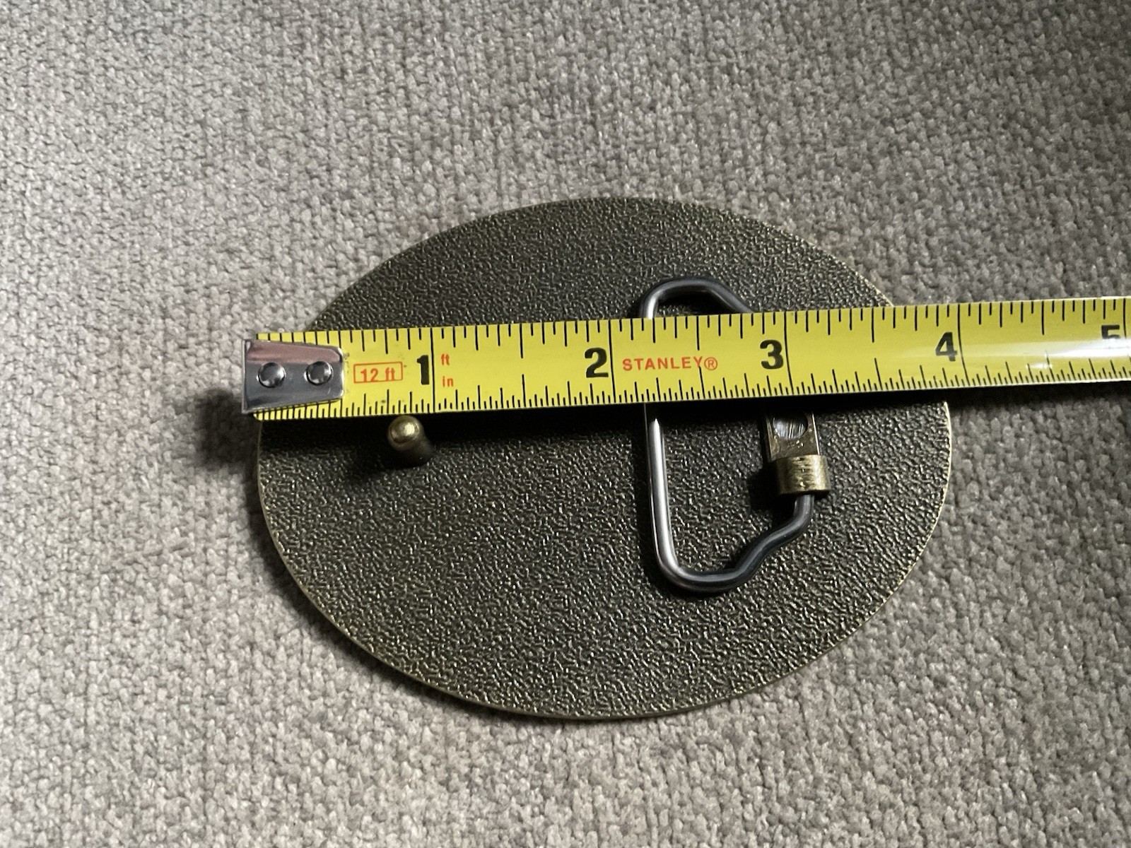 Western Belt Buckle Rope Oval Blank Custom See Pics 4” * 3.5” 3oz.