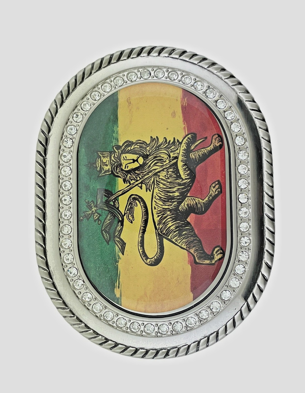 Reggae Rasta Belt Buckles Rastafarian Dub Music Culture Lion Judah Silver Bling