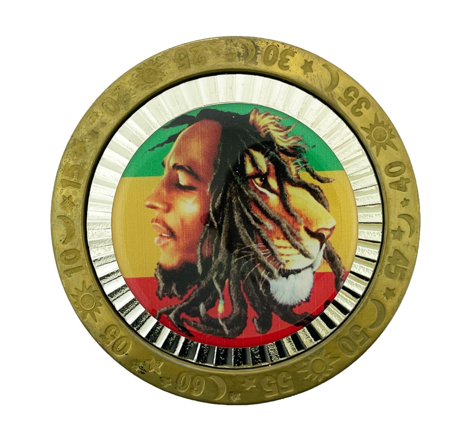 Reggae Culture Dub Belt Buckle Ehiopia Rasta Musician Lion Rastafarian Jamaican