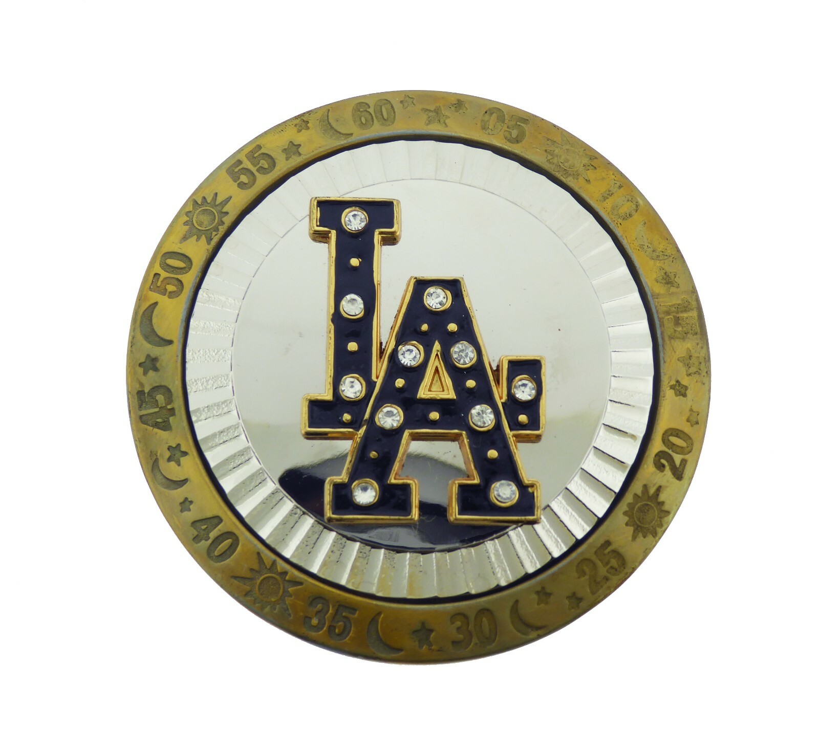Old English Style Initials Los Angeles New York Las Vegas Men Women Belt Buckles