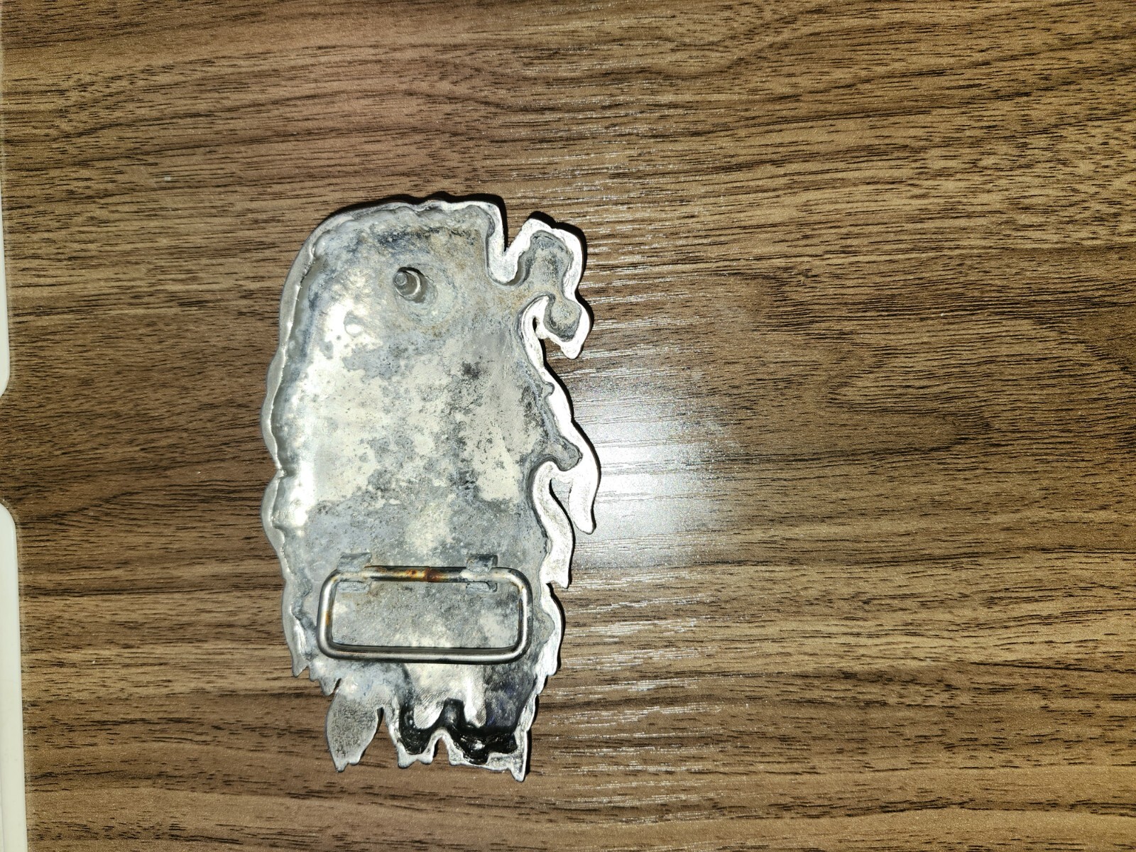 Skull Guitar Flame Belt Buckle 4 3/8&Prime; x 2 3/4&Prime; Heavy Metal Rock N Roll