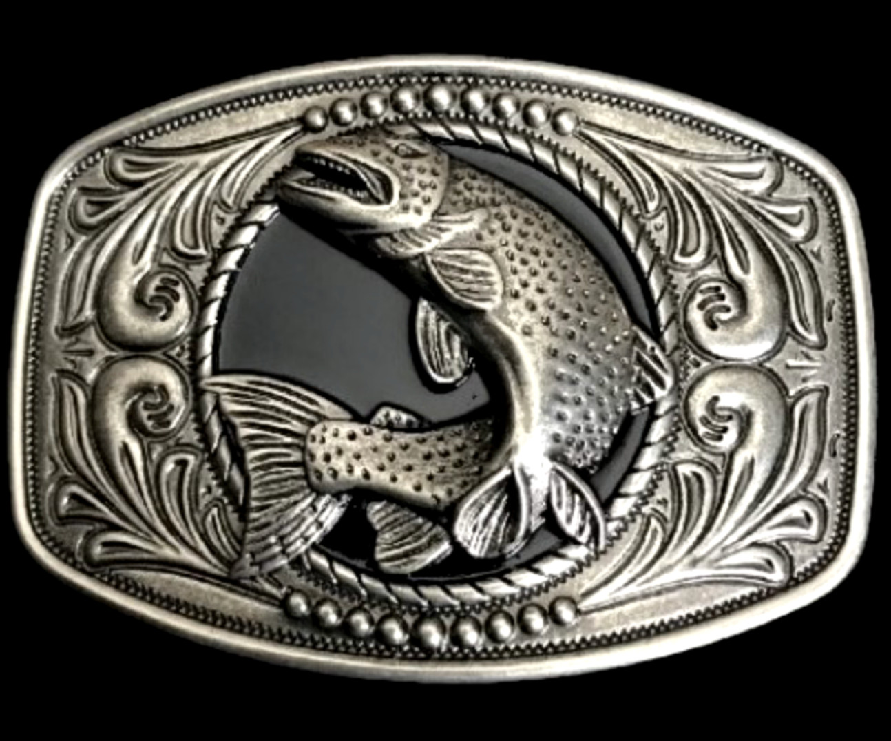 Fish Fishing Sport Trout Fishermen Fisherman Unisex Belt Buckle