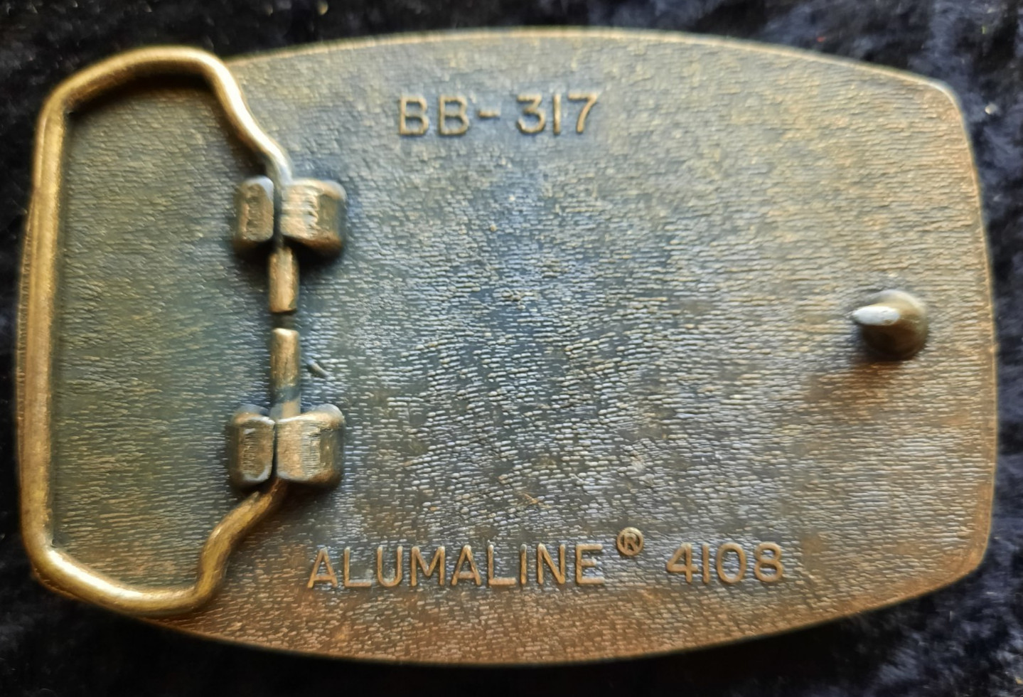 Vintage Fish Leather Belt Buckle