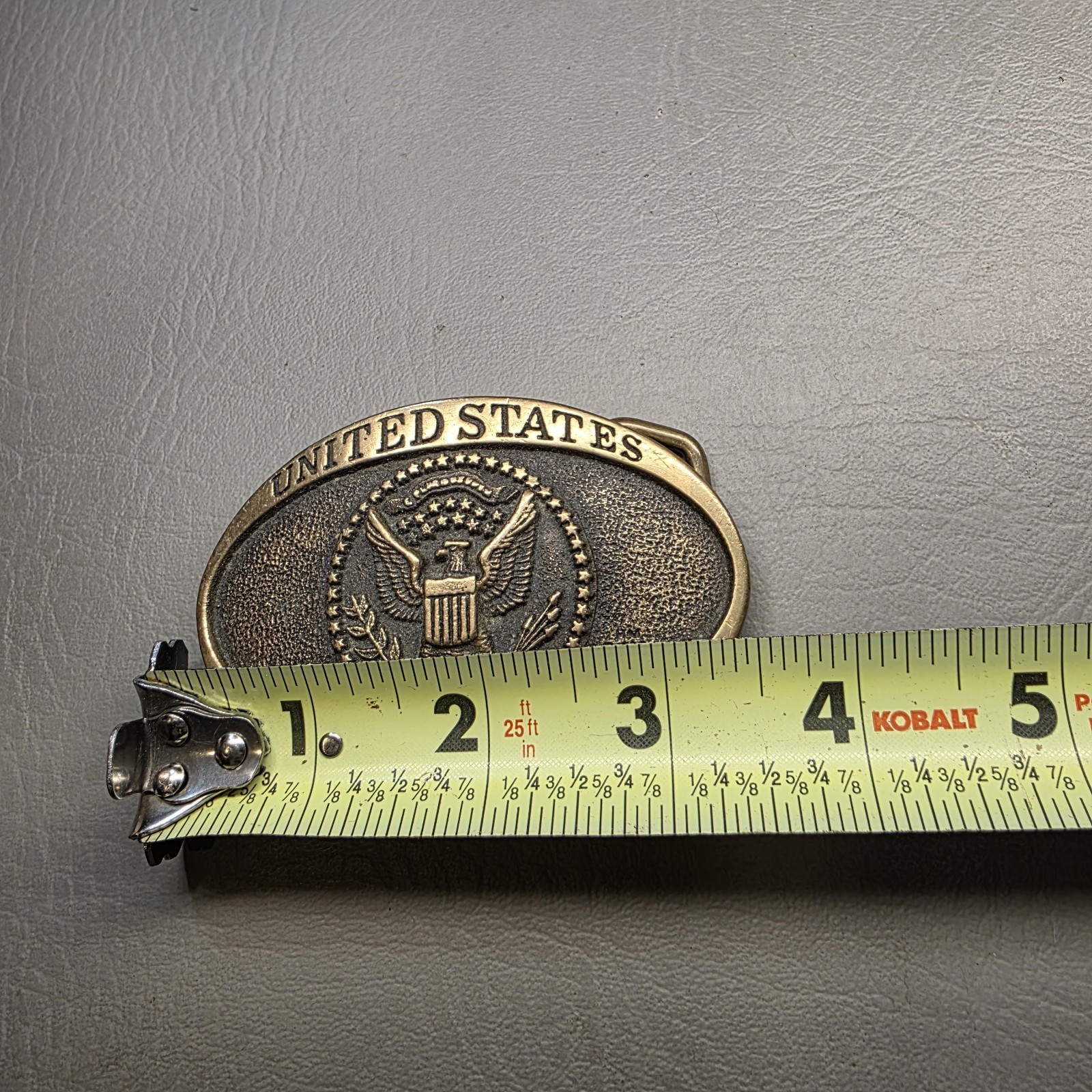 Heritage Mint United States of America Eagle Seal Solid Brass Belt Buckle 5401