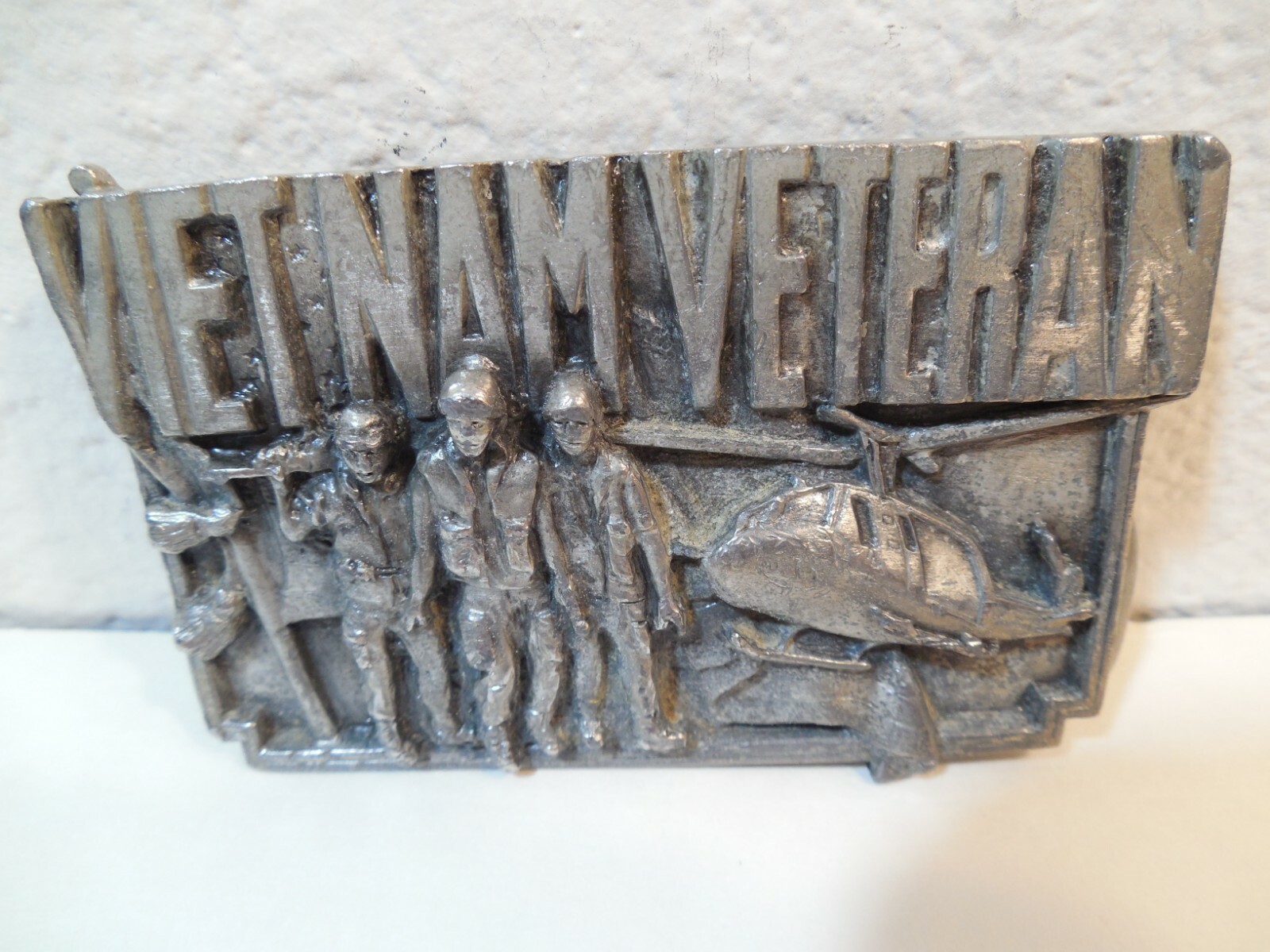 1983 Bergamot Brass Works Vietnam Veteran Belt Buckle ~ Made In USA