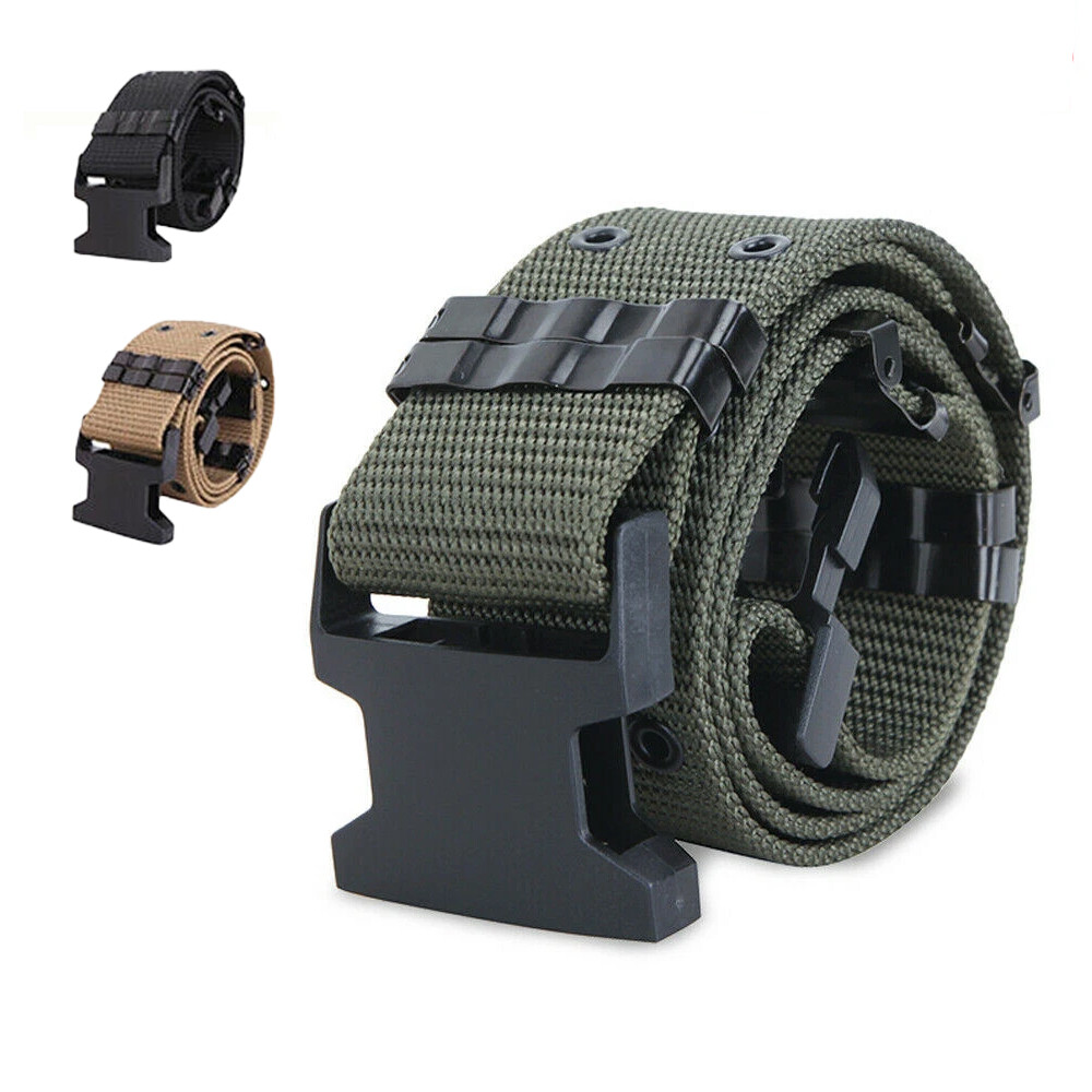 Tactical Quick Release Belt MOLLE Compatible Breathable Buckle for Summer Hiking
