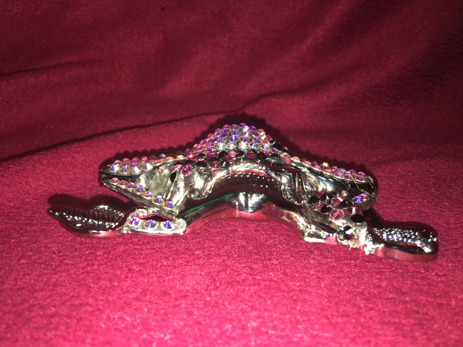 Crystal Rhinestone Purple Pirate Belt Buckle
