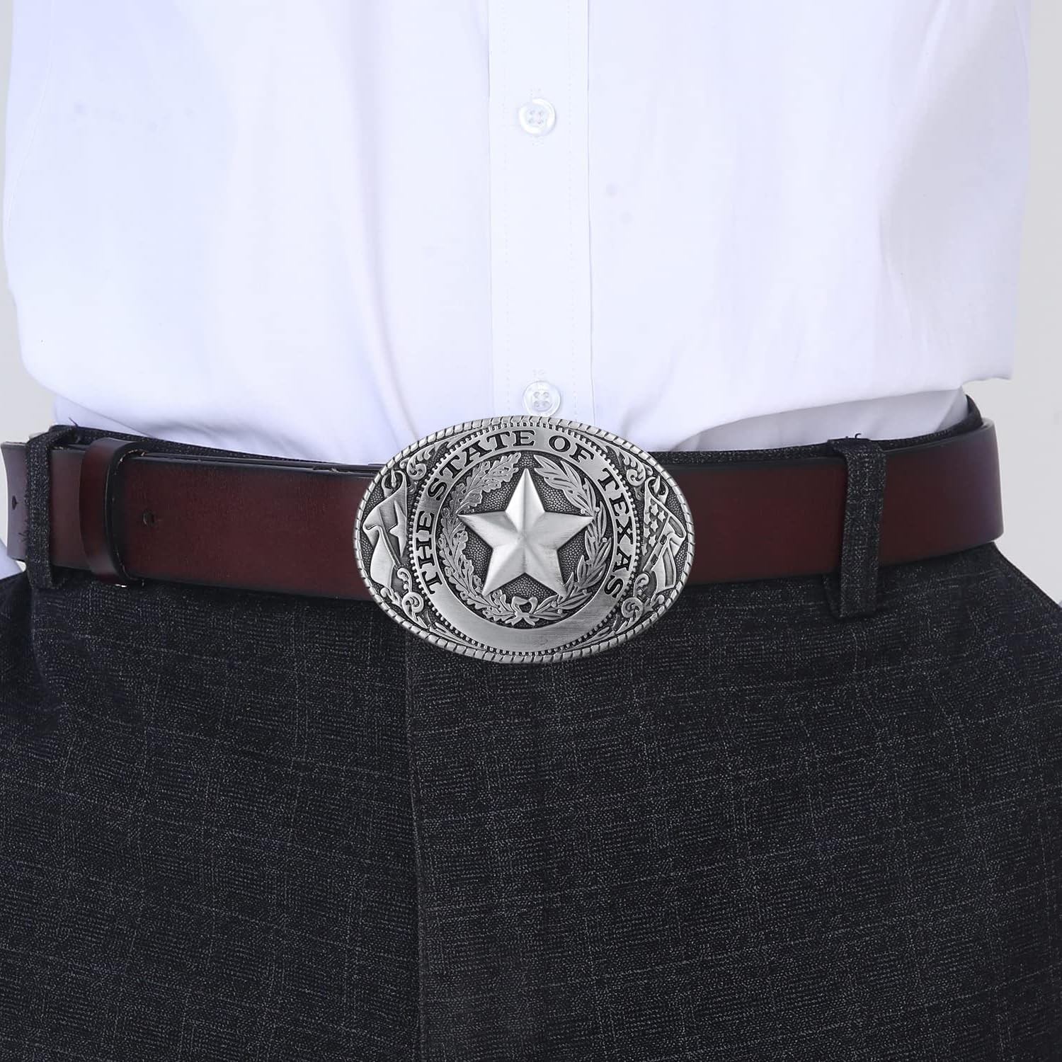 QQA Native American men&rsquo;s novelty belt buckle Birthday party holiday 6*9, 13