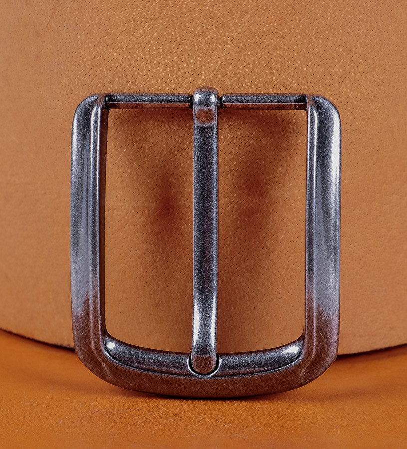 40mm Prong Pin Belt Buckle Belt Fastener Antique Silver Leather Craft Hardware
