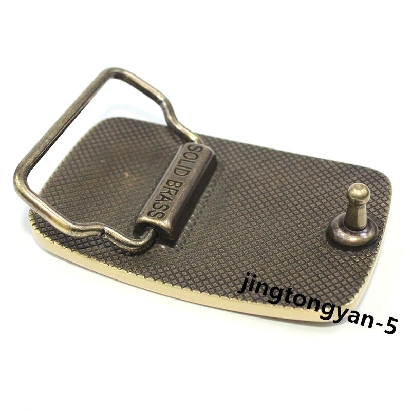 Solid Brass Belt Buckle Men&rsquo;s Pin Belt Buckles Fits For 1.5 inches Belt