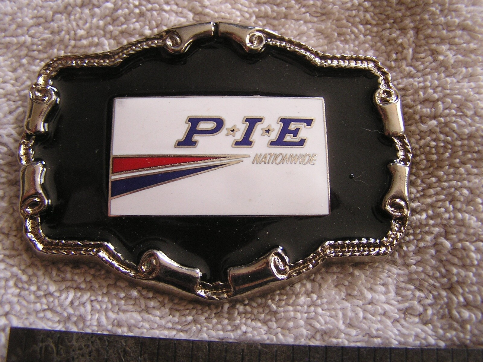 Vintage Belt Buckle P. I. E. Nationwide Made in USA