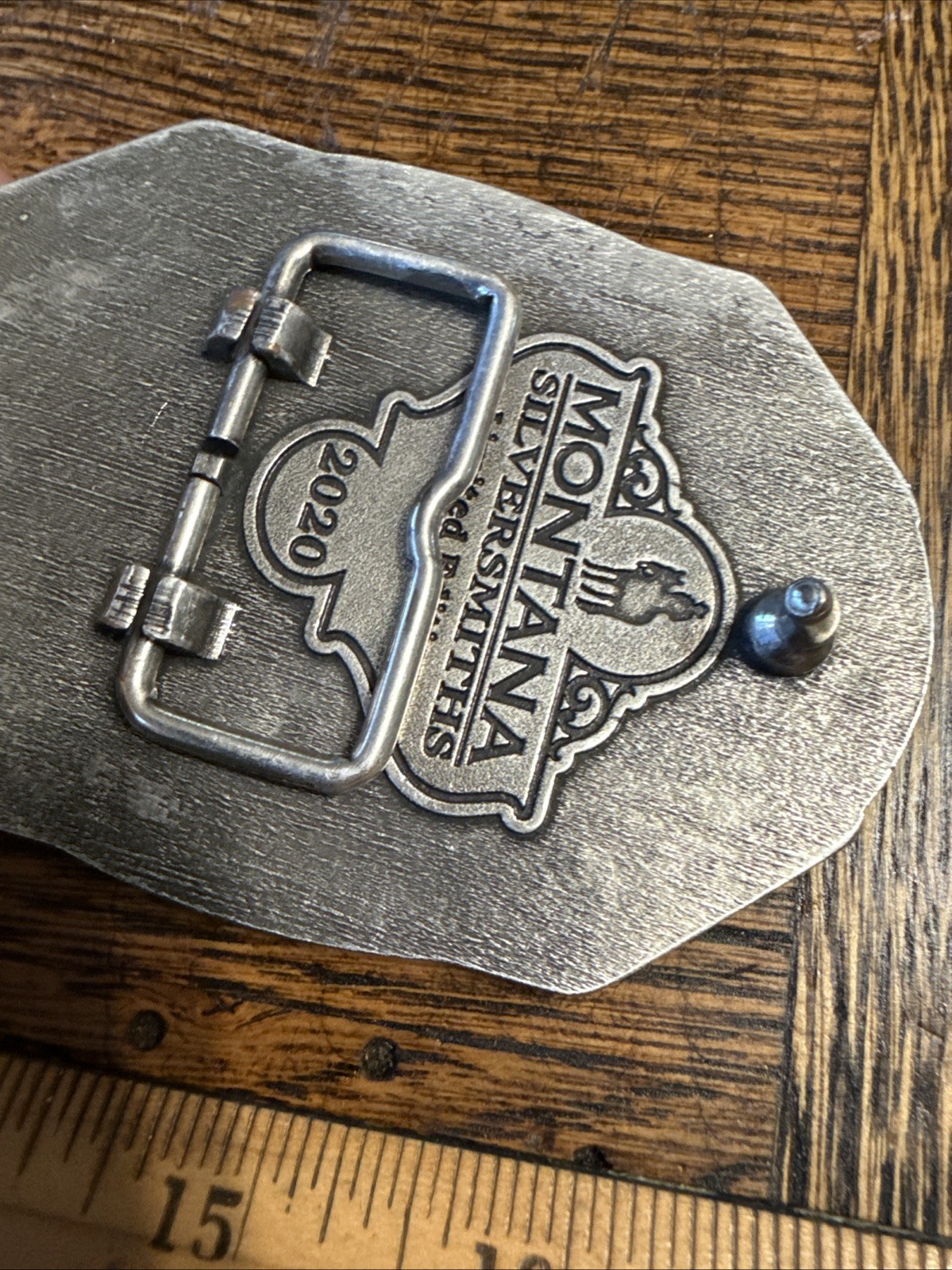 Pendleton Whisky Western Belt Buckle Let&rsquo;er Buck Montana Silversmiths 2020 USA
