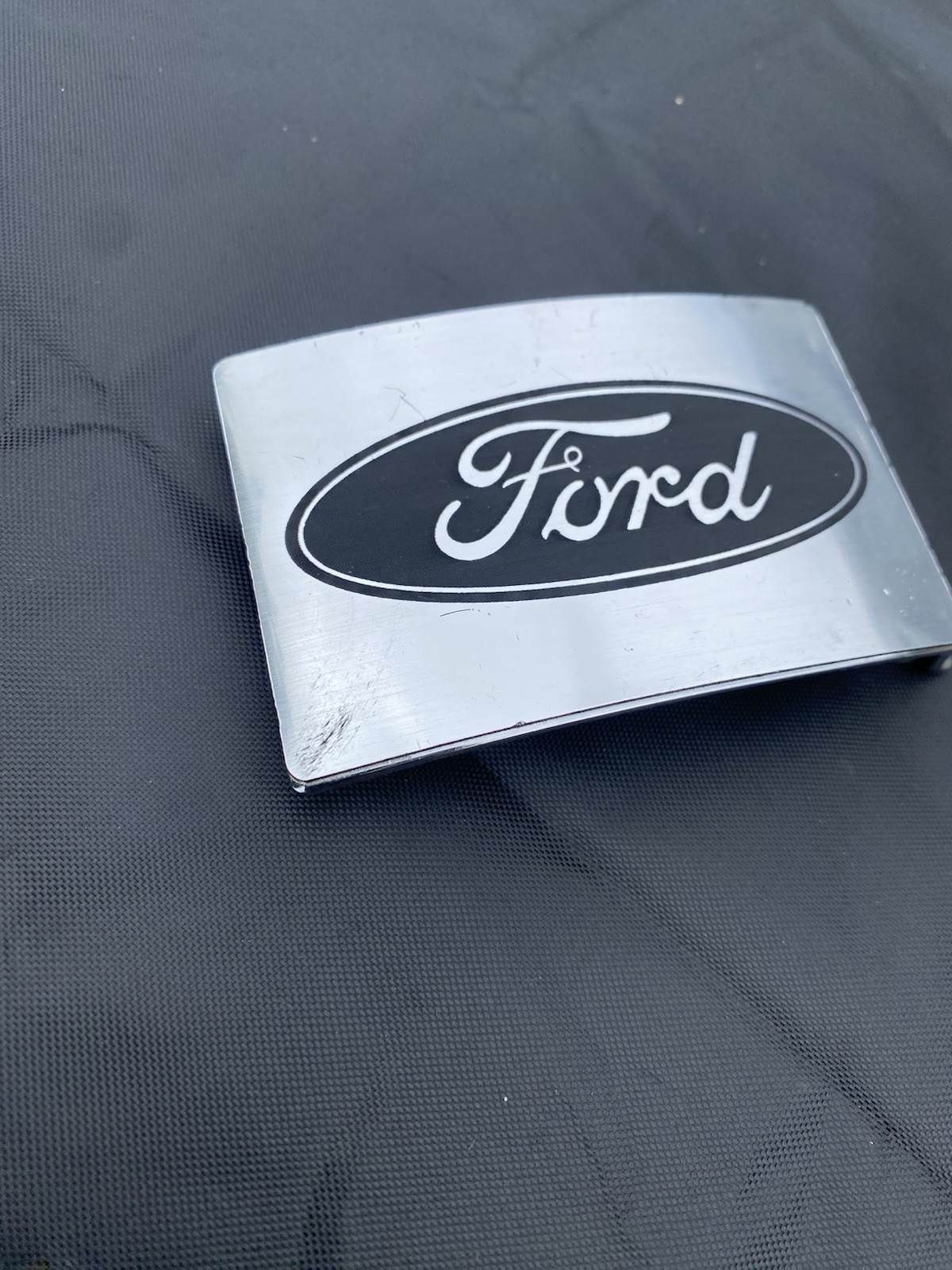 FORD Logo Stainless Steel Belt Buckle Black Officially Licensed Product L@@K!