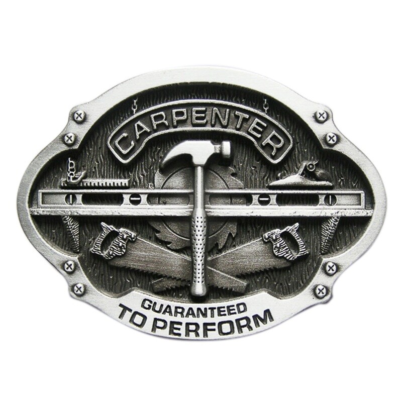 Vintage Style Carpenter Trades Belt Buckle Gurtelschnalle also Stock in the US