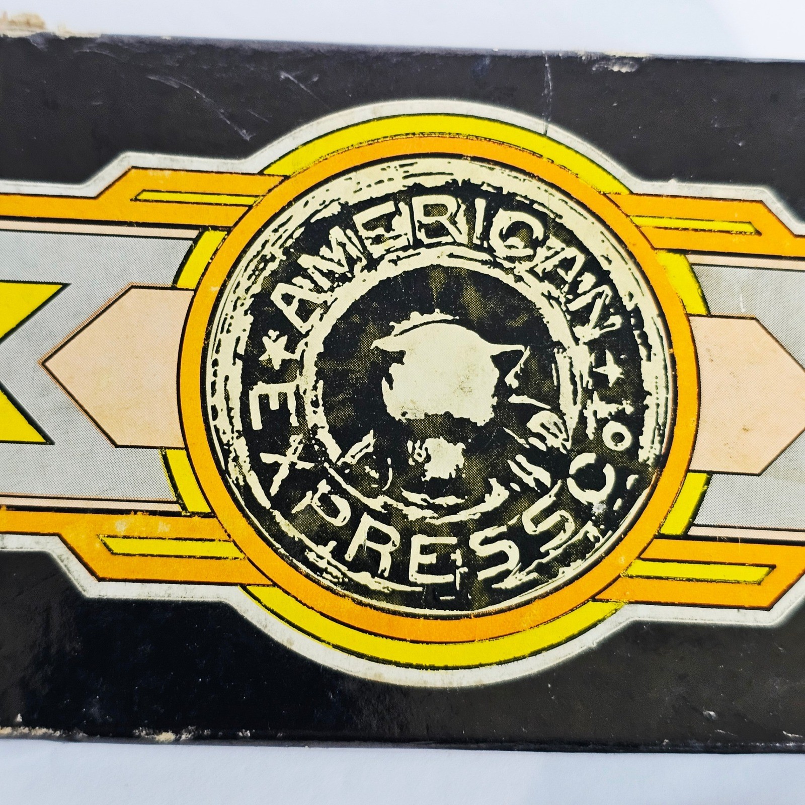 Vintage American Express Co Wells Butterfield Stagecoach Belt Buckle Synek NYC