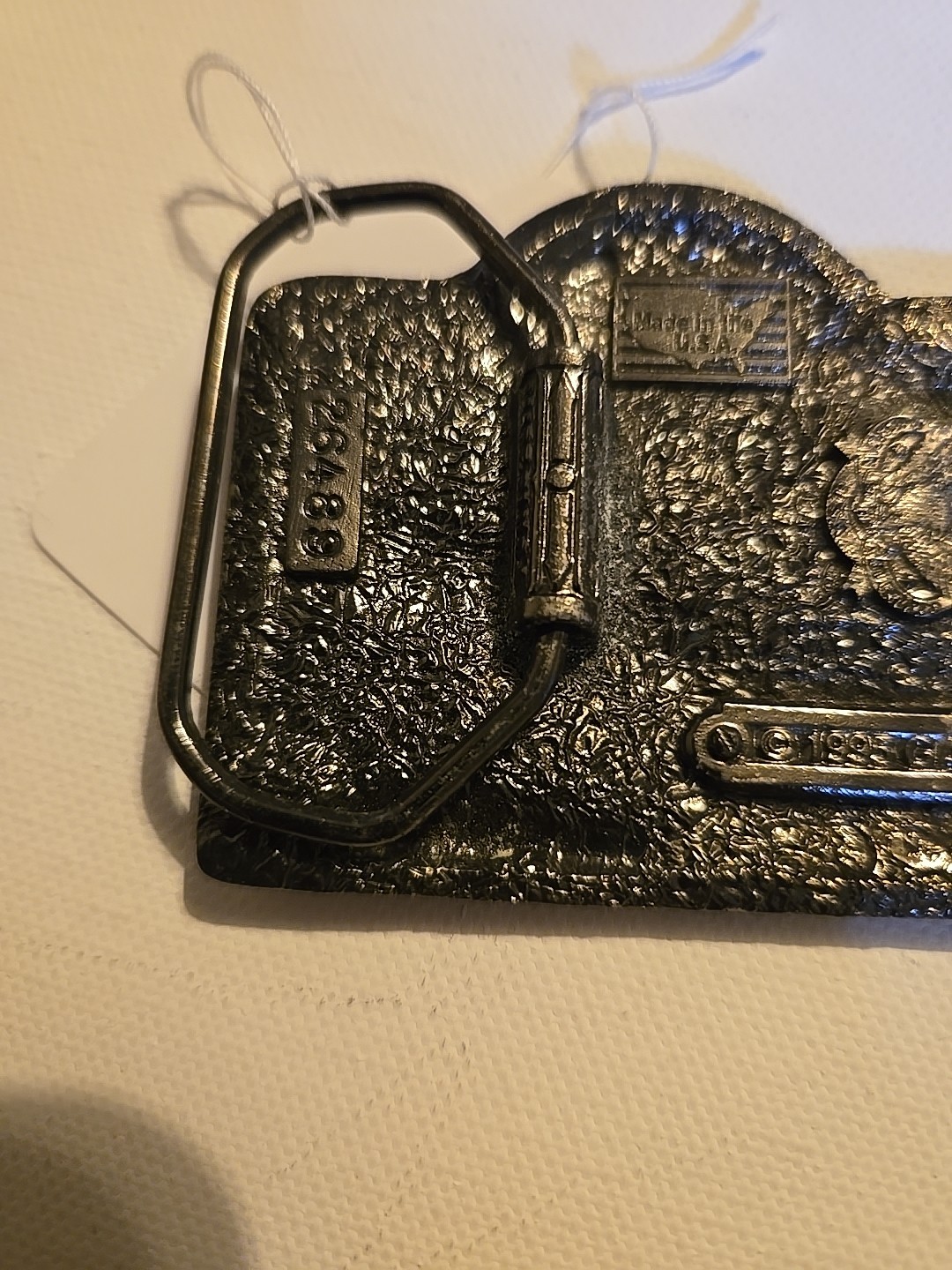 VINTAGE SEARS CRAFTSMAN TOOLS BELT BUCKLE EAT MY DUST 1995 GAP USA