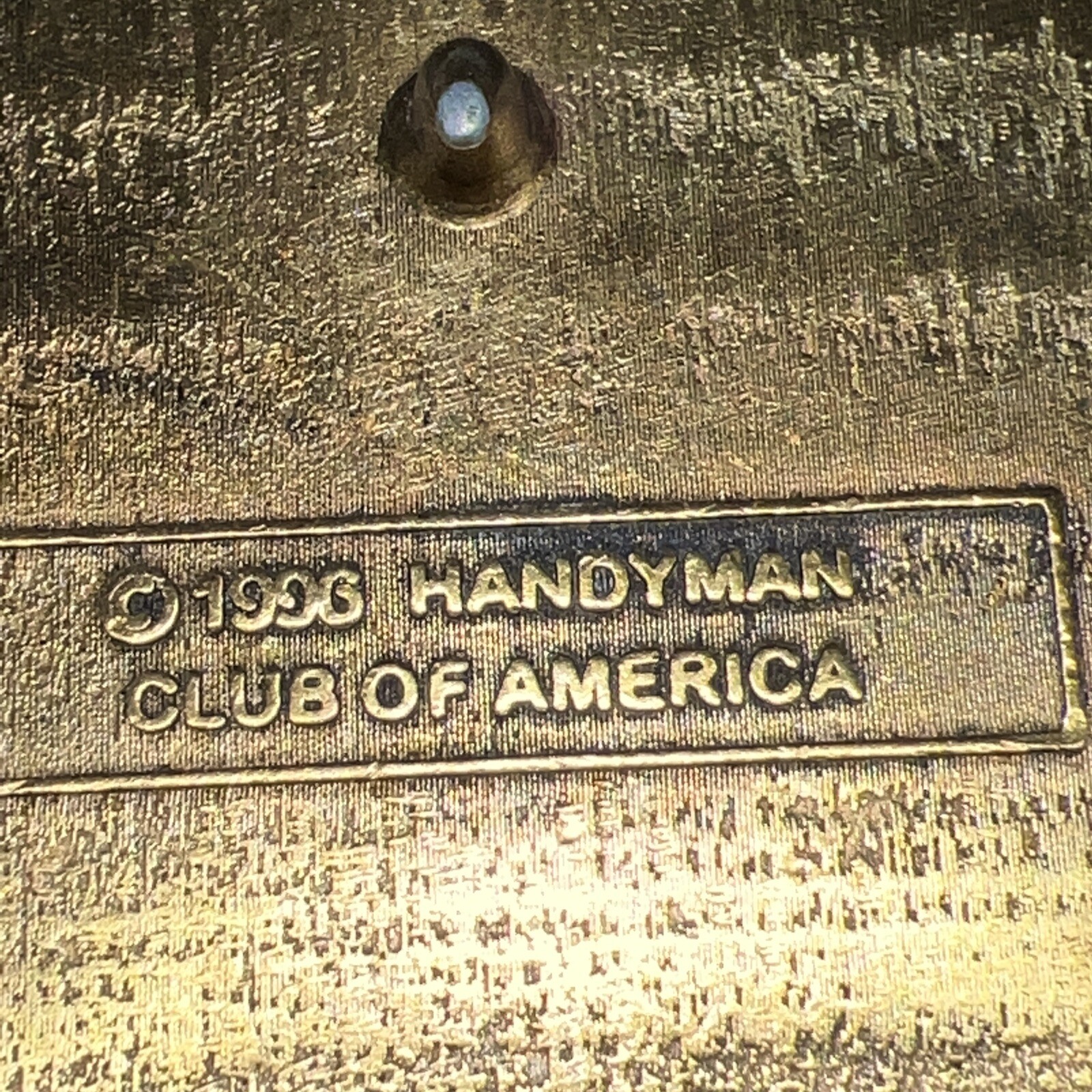 Handyman – Member Belt Buckle – 1996 – Club Of America