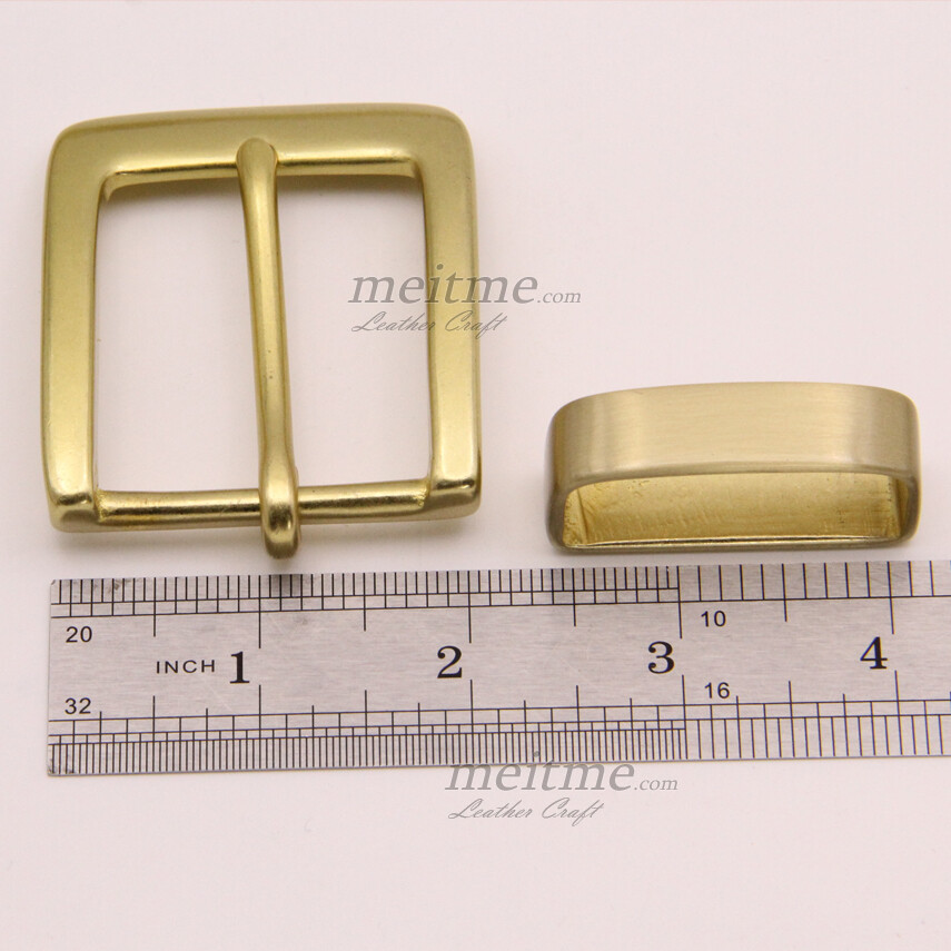 loop+Single Prong Replacement Roller Belt Buckle Classical Tongue Pin fit 1-1/2&Prime;