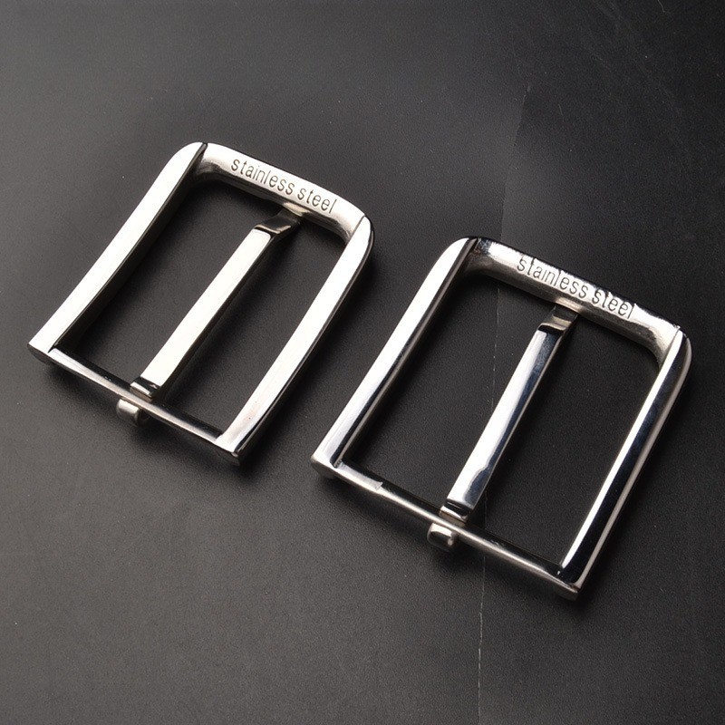 Replacement Stainless Steel Single Prong Belt Buckle Fits 1.3/1.5 Inch Belt