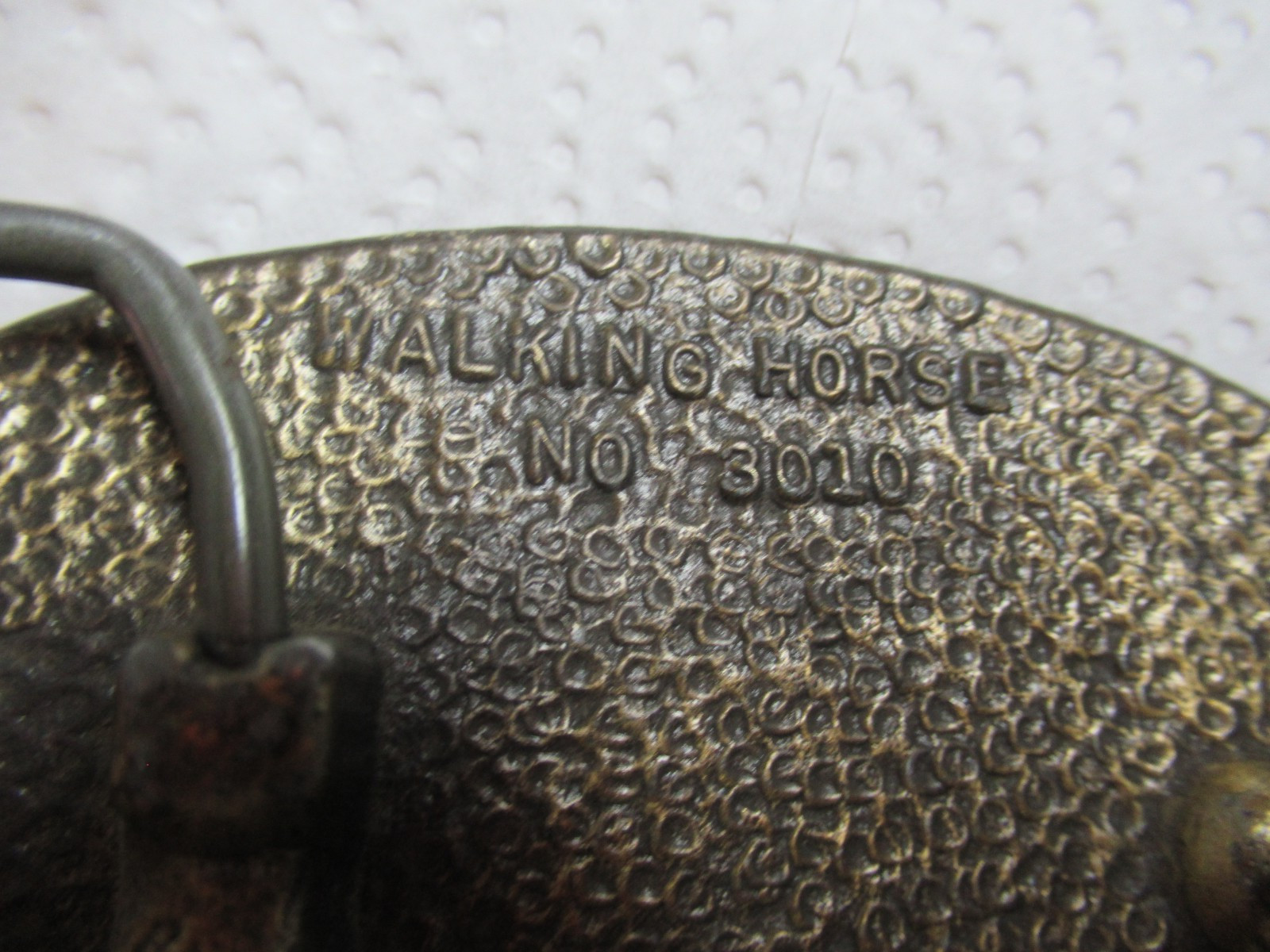 Vintage 1981 Walking Horse Belt Buckle by CHAD #3010 Colorado – Western